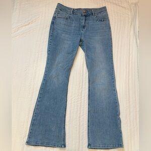 Blue By Artemis Light Wash Denim Flare Jeans Size 10